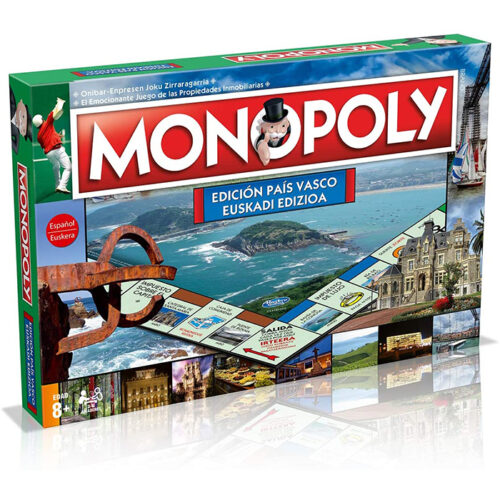 monopoly español juego propiedades inmobiliaras y negocios versión Euskadi Pais Vasco