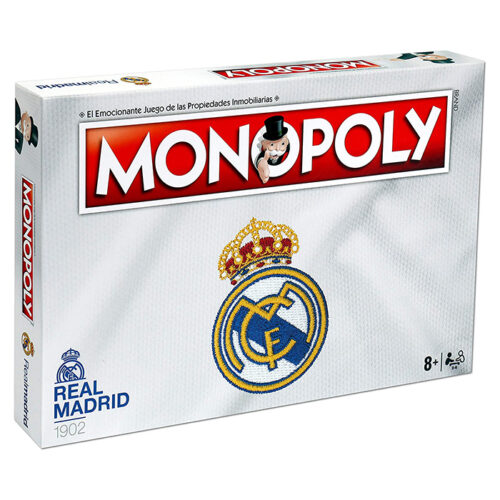 monopoly español juego propiedades inmobiliaras y negocios versión futbol Real Madrid