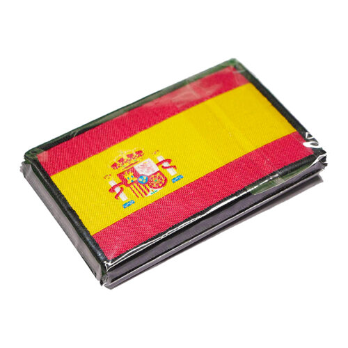 parche bordado con velcro bandera de España con colores oficiales