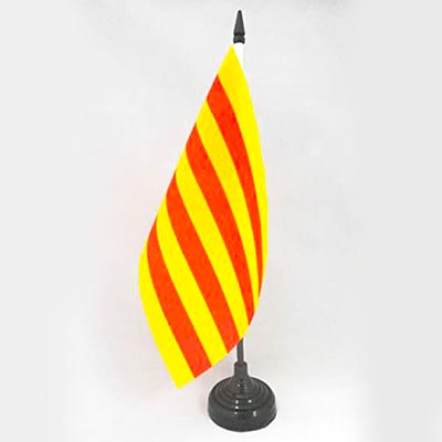 comprar en amazon bandera de mesa cataluña banderina de despacho