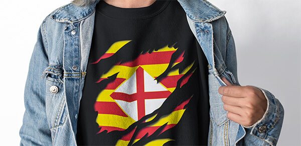 comprar en amazon bandera provincia de barcelona cataluña sudadera manga larga sweatshirt