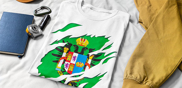 comprar en amazon bandera y escudo provincia de toledo camiseta manga corta t shirt