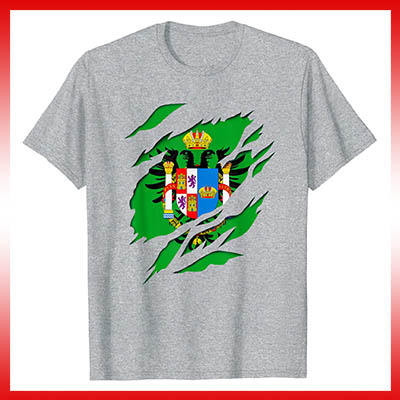 comprar en amazon bandera y escudo provincia de toledo camiseta manga corta t shirt