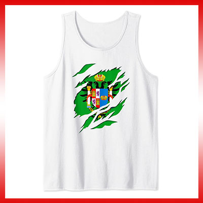 comprar en amazon bandera y escudo provincia de toledo camiseta sin mangas tirantes tank top