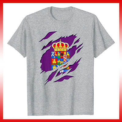 comprar en amazon bandera y escudo provincia guadalajara españa camiseta manga corta t shirt