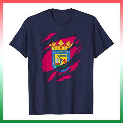 comprar en amazon alava Escudo Efecto desgarro 3D Pais Vasco euskadi camiseta manga corta t shirt