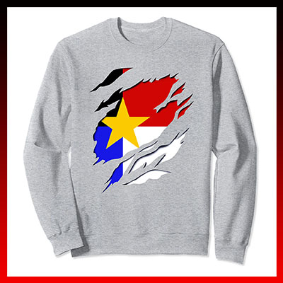 comprar online Bandera Regionalista Manchega Castilla la Mancha sudadera manga larga sweatshirt