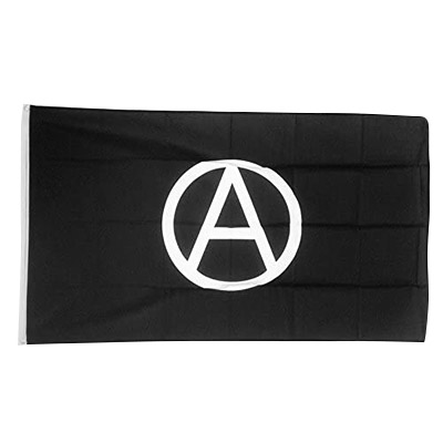 comprar bandera anarquista con la A