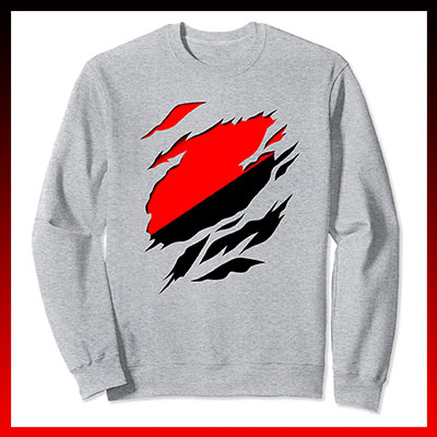 comprar en amazon bandera anarquista rojinegra sudadera manga larga sweatshirt