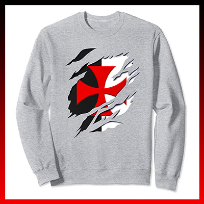 comprar online sudadera cruz de los templarios