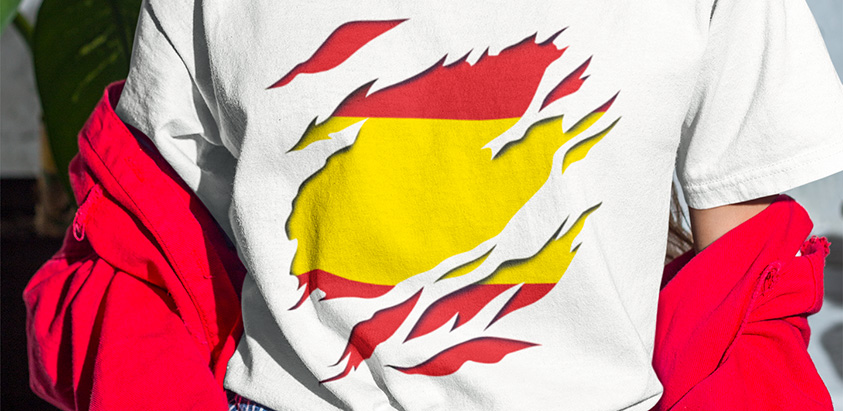 comprar camiseta rojigualda bandera de españa