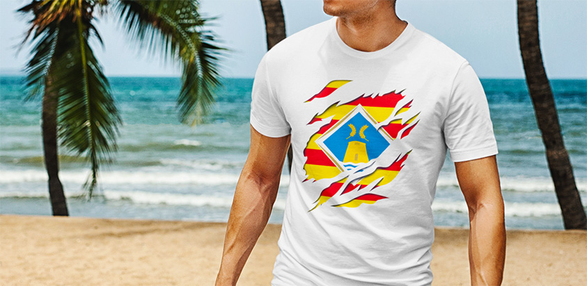 comprar online camiseta bandera formentera