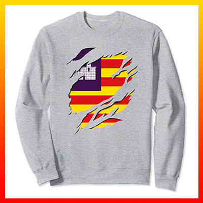 comprar online bandera islas baleares sudadera manga larga sweatshirt