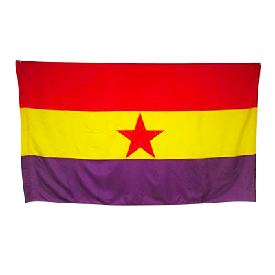 comprar online bandera republicana españa estrella roja