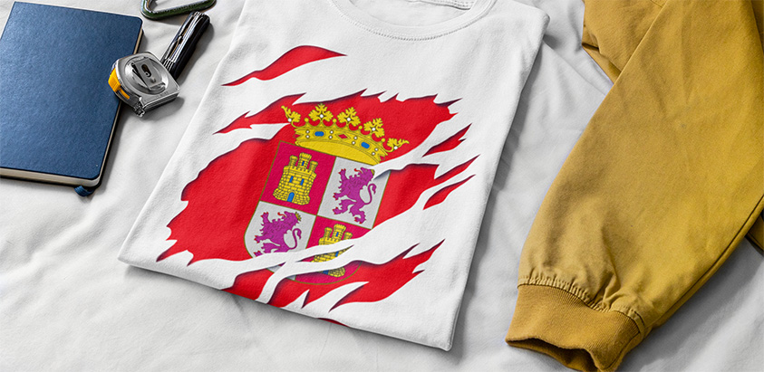 comprar camiseta escudo castilla y leon