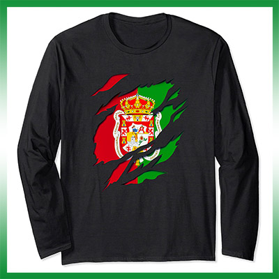 comprar online amazon camiseta manga larga bandera de la ciudad de granada