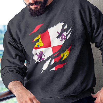 comprar online sudadera bandera castilla y leon