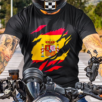 comprar online camiseta bandera de españa