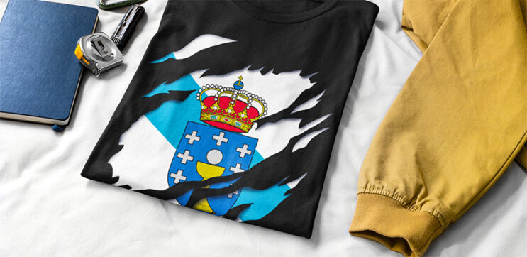 comprar en amazon camiseta bandera de galicia