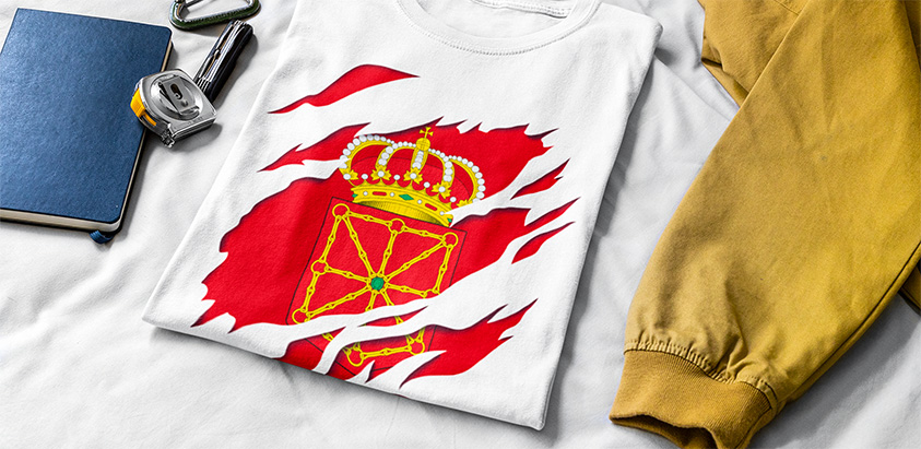 comprar en amazon camiseta bandera de navarra