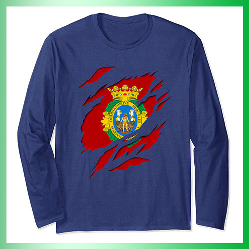 comprar en amazon camiseta manga larga bandera ciudad de cadiz andalucia