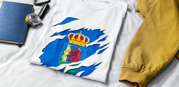 comprar online en amazon camiseta manga corta bandera de badajoz provincia de extremadura