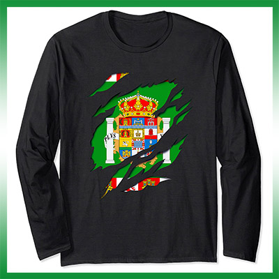 comprar online en amazon camiseta manga larga bandera de cadiz provincia andalucia