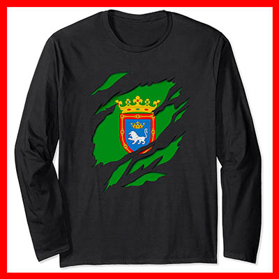 comprar en amazon camiseta manga larga bandera de Pamplona Navarra