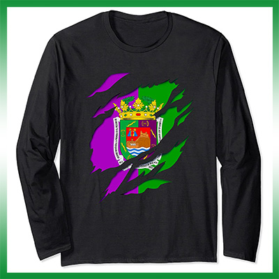 comprar en amazon camiseta manga larga bandera de malaga ciudad andalucia