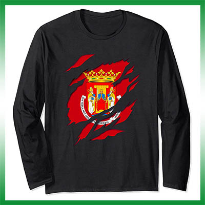 comprar online en amazon camiseta manga larga escudo ciudad de sevilla