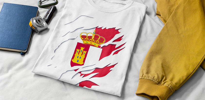 comprar camiseta escudo castilla la mancha