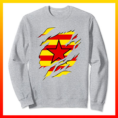 comprar online bandera independentista estrelada aragonesa aragon sudadera manga larga sweatshirt