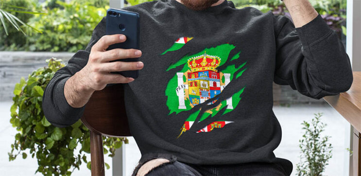 comprar online en amazon sudadera bandera de cadiz provincia andalucia