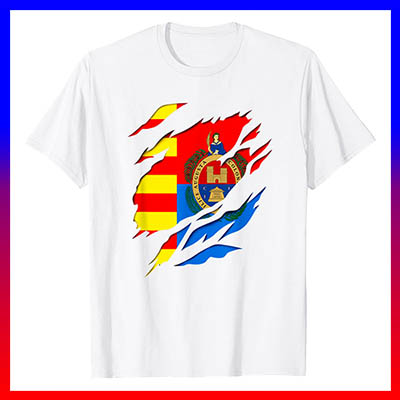 comprar amazon bandera y escudo de la ciudad de elche camiseta manga corta t shirt