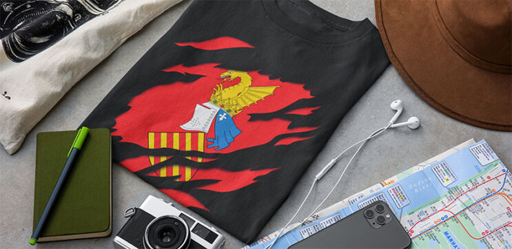 comprar amazon camiseta escudo emblema comunidad valenciana valencia