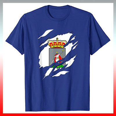 comprar en amazon camiseta manga corta bandera ciudad gijon asturias