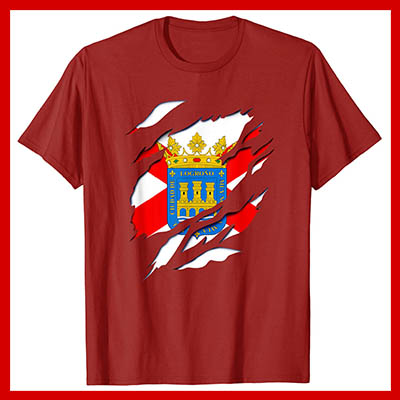 comprar amazon camiseta manga corta bandera ciudad logroño la rioja