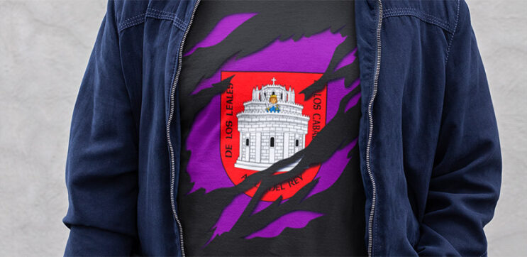 comprar online camiseta manga corta bandera de avila ciudad