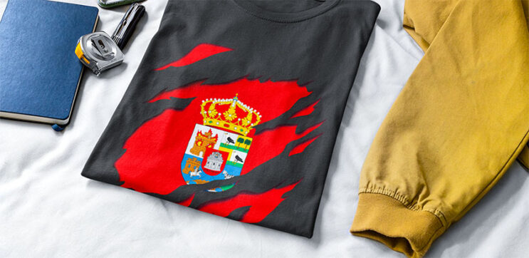 mejhor precio camiseta manga corta bandera de avila provincia