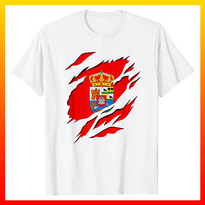 comprar amazon camiseta manga corta bandera de avila provincia