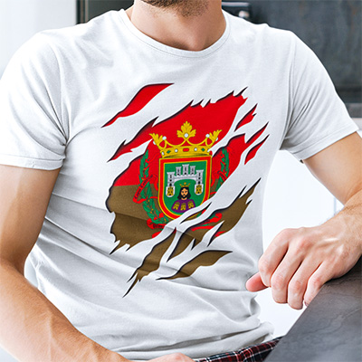 comprar amazon camiseta manga corta bandera de burgos ciudad