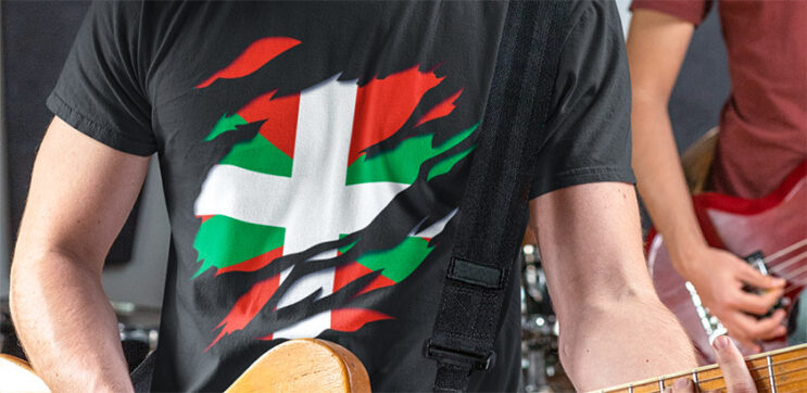 comprar amazon camiseta manga corta bandera pais vasco euskadi ikurriña