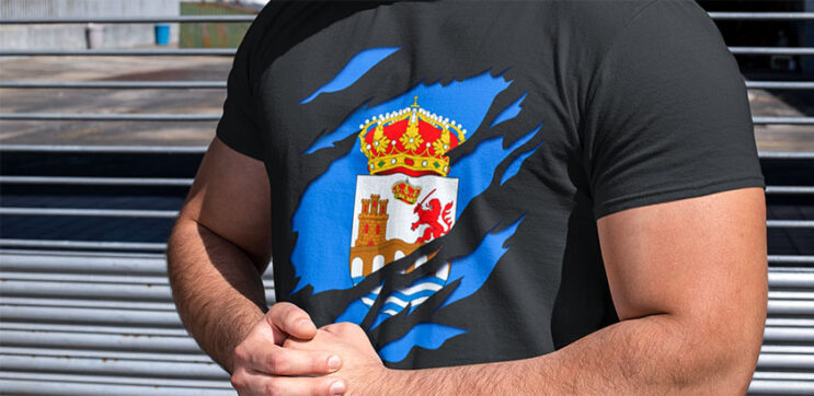 comprar online amazon camiseta manga corta bandera provincia ourense orense galicia