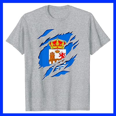 comprar camiseta manga corta bandera provincia ourense orense galicia