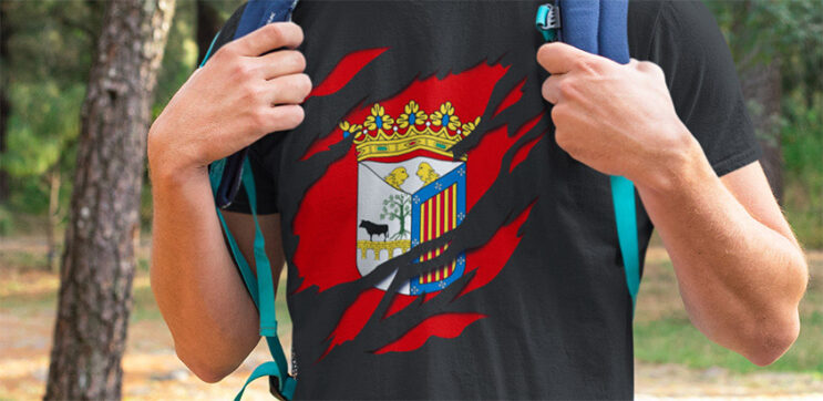 comprar camiseta manga corta bandera salamanca ciudad