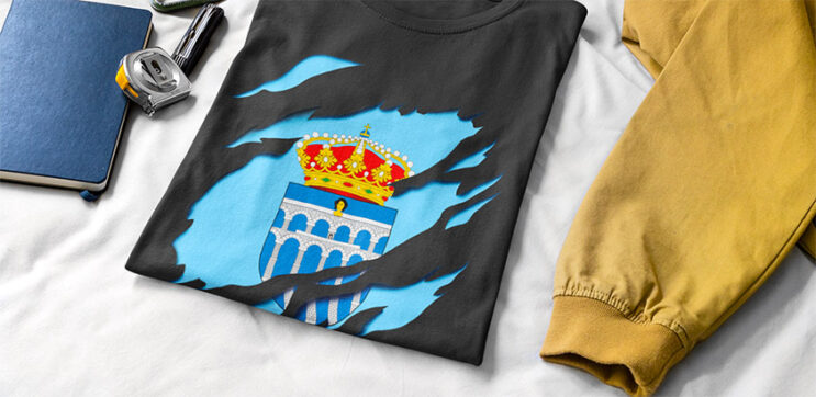 comprar amazon camiseta manga corta bandera segovia ciudad