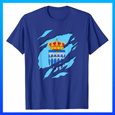 comprar amazon camiseta manga corta bandera segovia ciudad