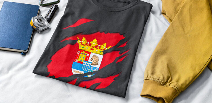 amazon camiseta manga corta bandera segovia provincia