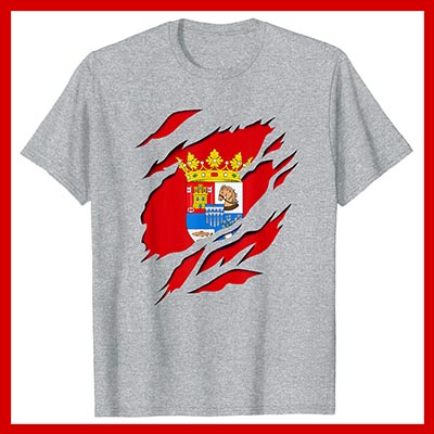 comprar en amazon camiseta manga corta bandera segovia provincia