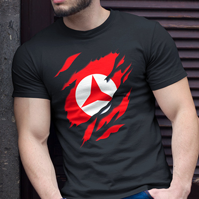 comprar camiseta manga corta logo bandera brigadas internacionales